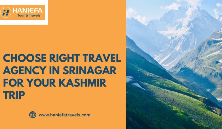 Choose the Right Travel Agents in Srinagar for Your Kashmir Trip