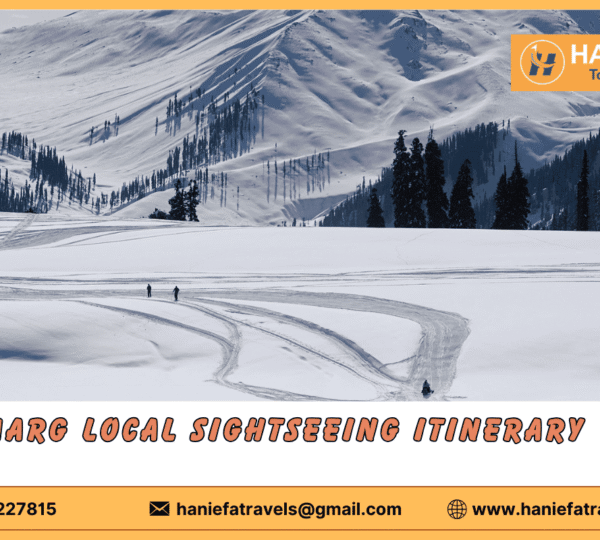 Gulmarg local sightseeing itinerary
