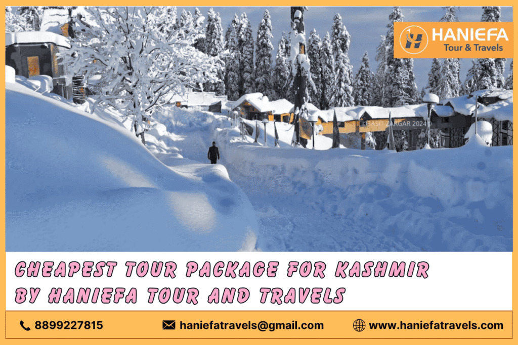 cheapest tour package for Kashmir