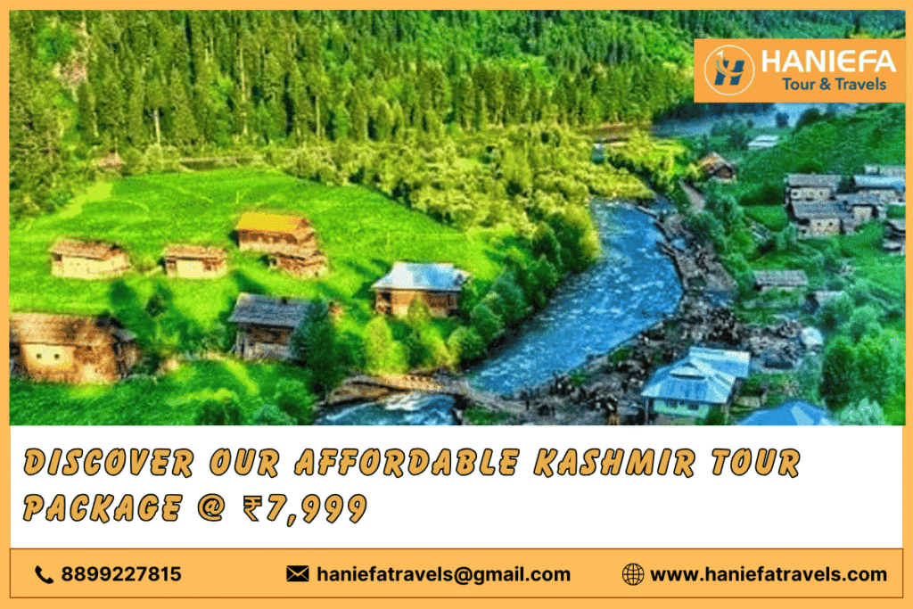 Kashmir tour package 7999