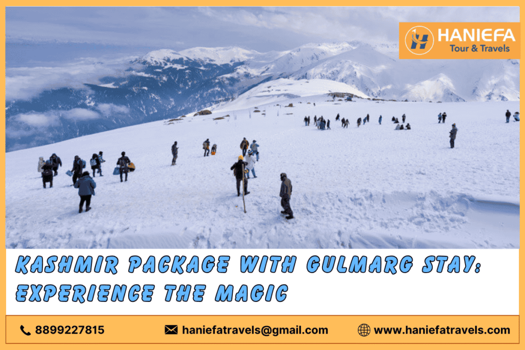Kashmir package with Gulmarg stay