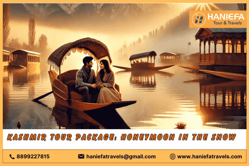 Honeymoon in the snow in Kashmir