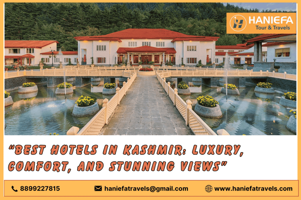 Top-rated hotels in Kashmir Luxury hotels in Kashmir Affordable hotels in Kashmir Best family hotels in Kashmir Romantic hotels in Kashmir Hotels near Dal Lake Kashmir Boutique hotels in Kashmir Hotels with mountain views in Kashmir Best hotel deals in Kashmir Unique accommodations in Kashmir