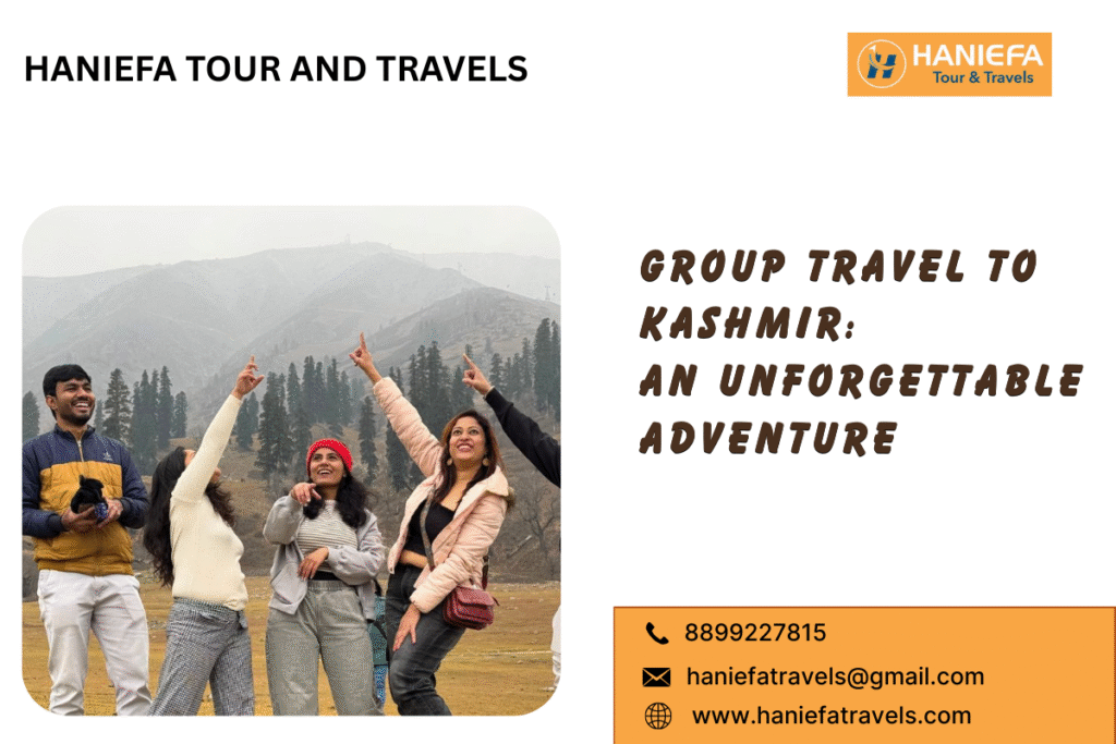 Group travel to Kashmir