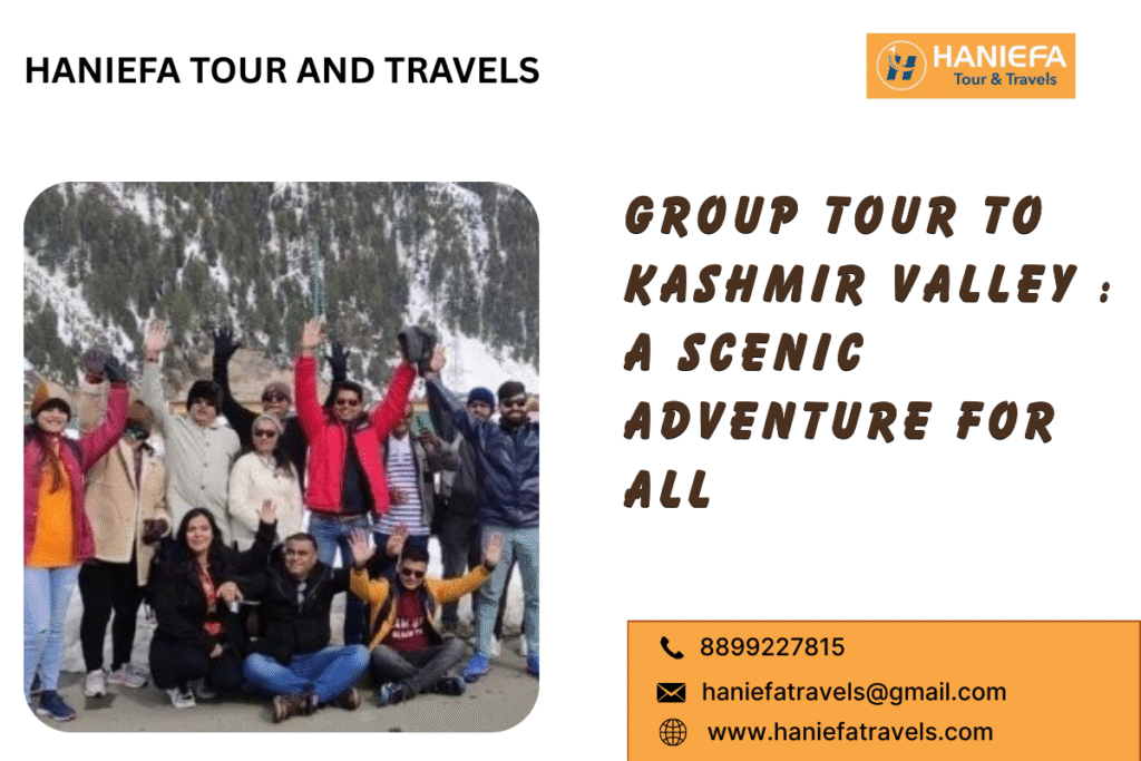 Group tour to Kashmir valley