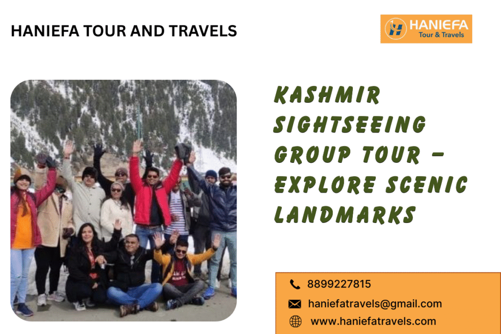 Kashmir sightseeing group tour