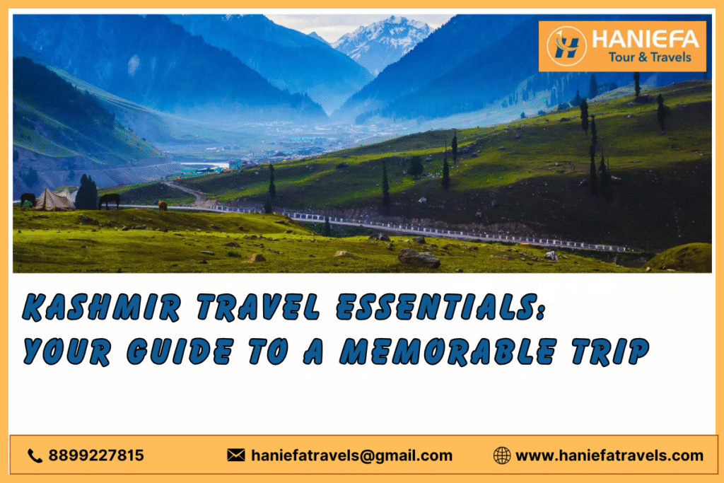 Kashmir travel essentials