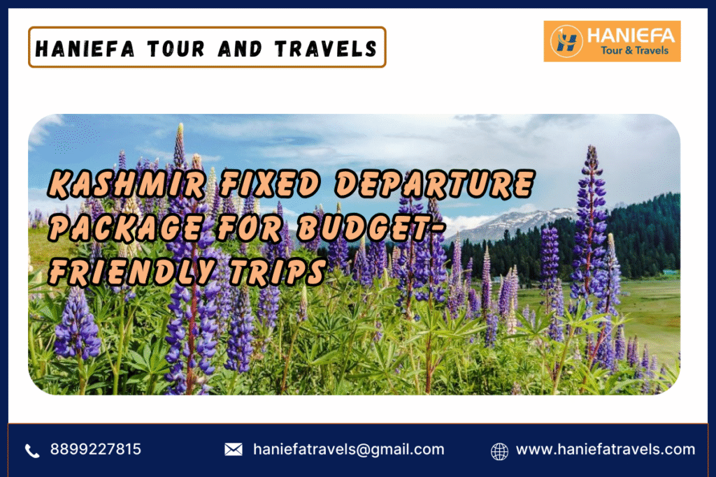 Kashmir fixed departure package