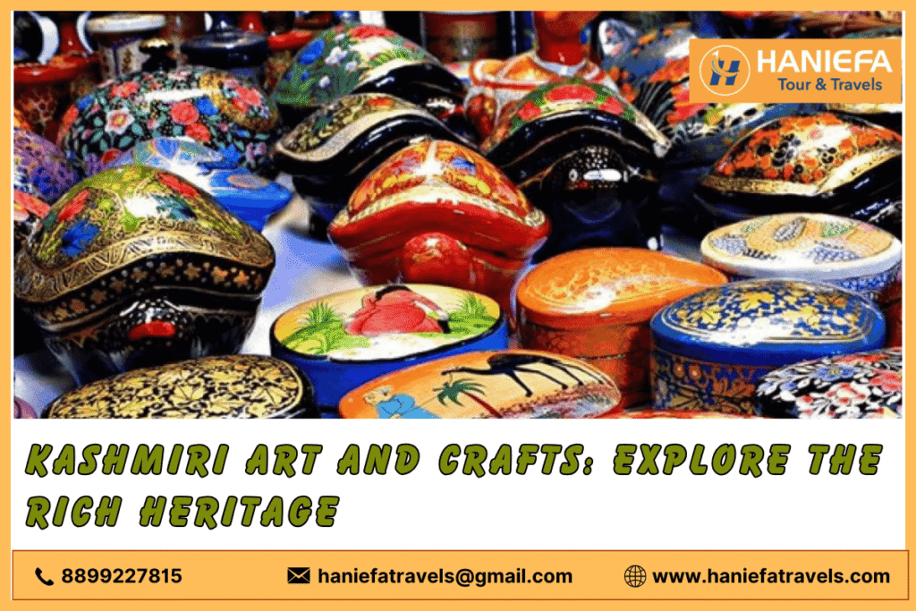 Kashmiri art and crafts Traditional Kashmiri handicrafts Handmade crafts from Kashmir Kashmiri Pashmina shawls Authentic Kashmiri carpets Papier-mâché art from Kashmir Kashmir wood carving Kashmiri embroidery and textiles Unique art of Kashmir Local Kashmiri artisans Kashmir’s cultural heritage Traditional crafts of Kashmir Shopping for Kashmiri art Kashmiri walnut wood crafts Where to buy Kashmiri crafts