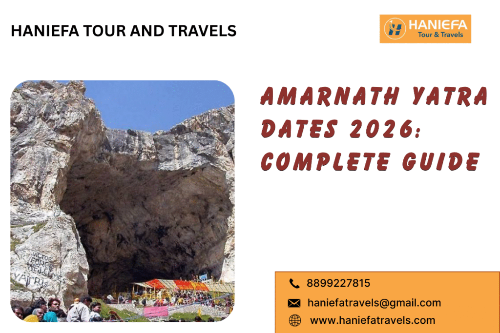 Amarnath Yatra Dates