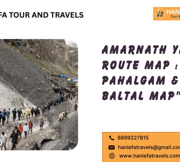 Amarnath Yatra route map