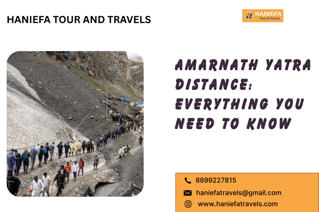 Amarnath Yatra distance