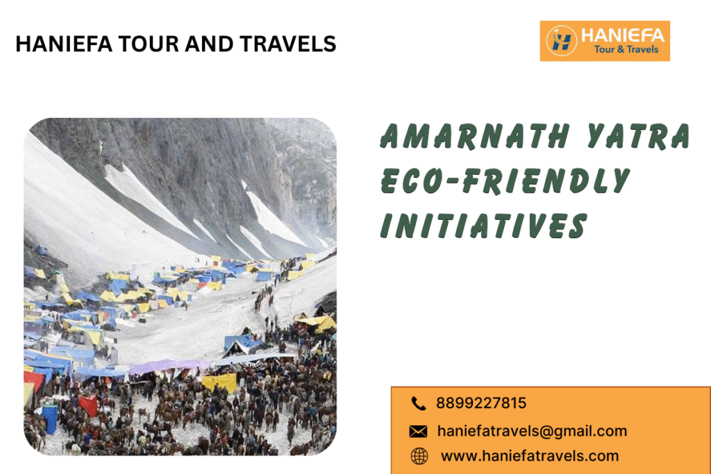 Amarnath yatra eco-friendly initiatives