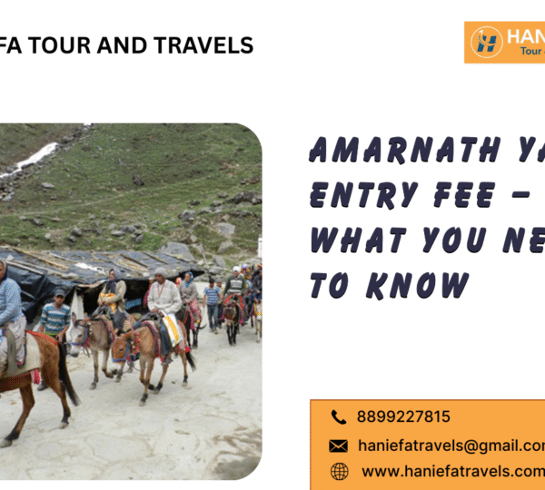 Amarnath Yatra entry fee
