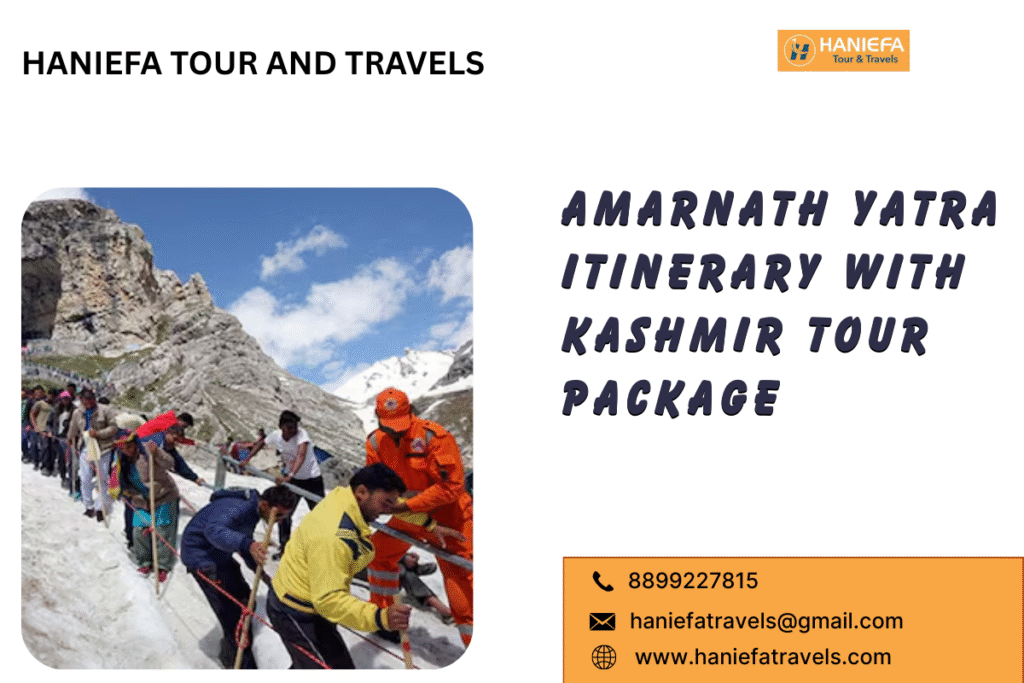 Amarnath Yatra itinerary