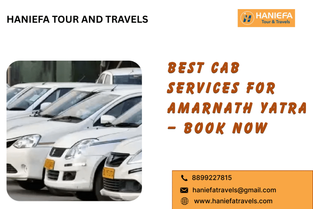 Best cab services for Amarnath Yatra