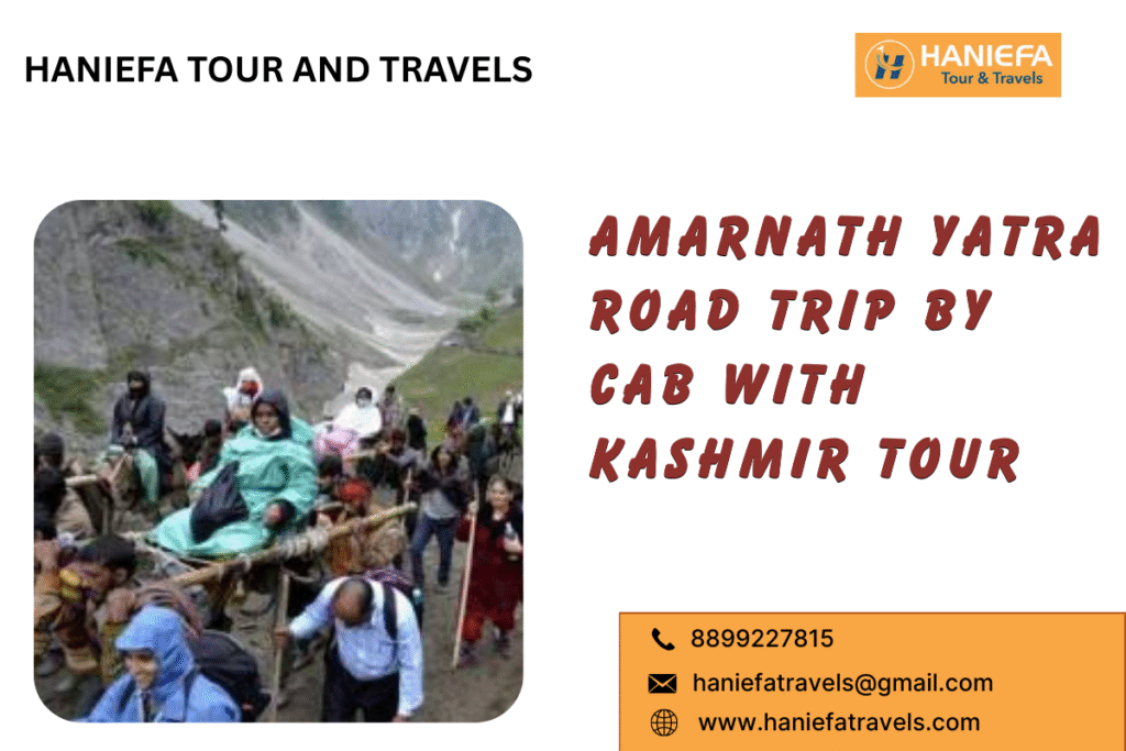 Amarnath Yatra road trip by cab
