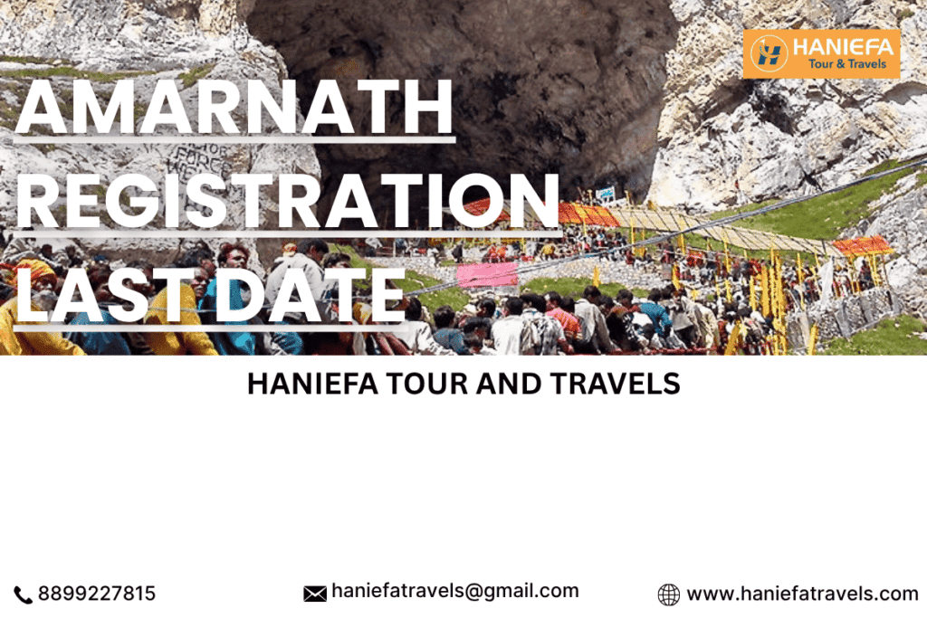 Amarnath registration last date