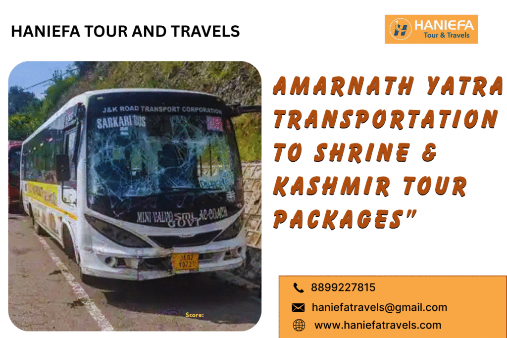 Amarnath Yatra transportation to shrine