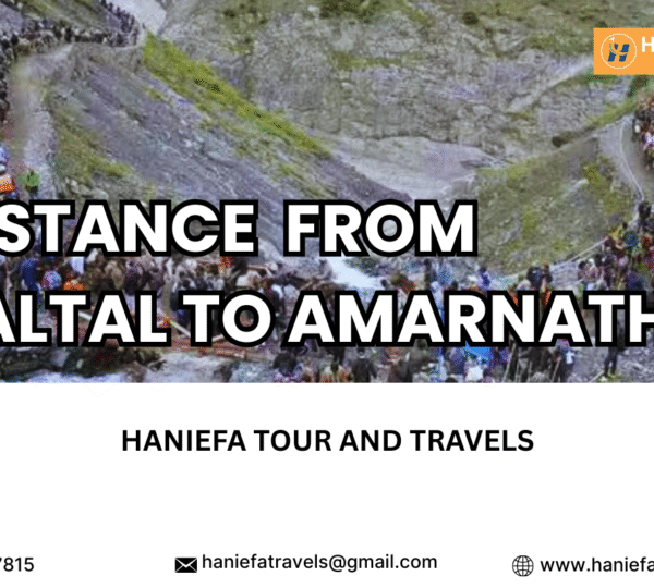 distance from Baltal to Amarnath