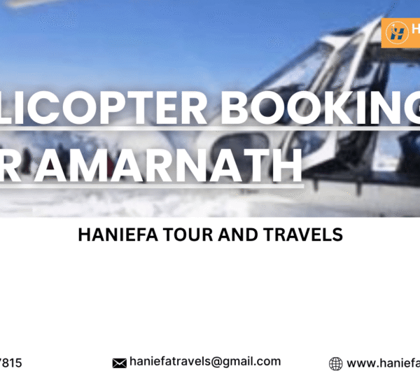 Helicopter booking for Amarnath