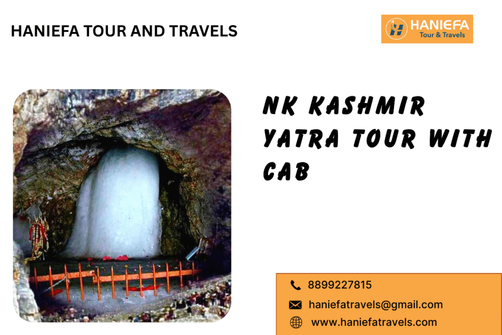 NK Kashmir Yatra tour with cab