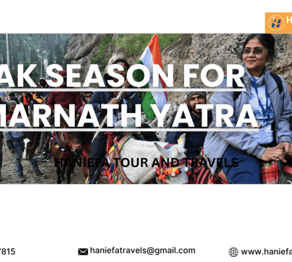 Amarnath Yatra schedpeak season for Amarnathule