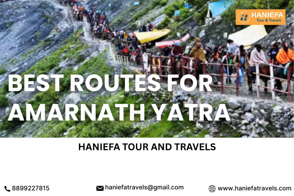best route for Amarnath Yatra