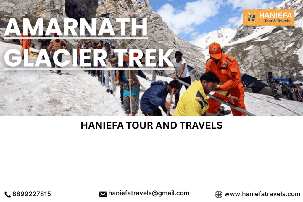 Amarnath Glacier trek Amarnath Yatra trek details Amarnath pilgrimage trek Amarnath Glacier trek route Best time for Amarnath trek Amarnath trek packing list Amarnath trek altitude sickness Amarnath Yatra Kashmir tour package Amarnath trek guide Baltal route Amarnath trek Pahalgam route Amarnath trek