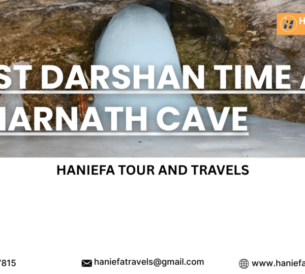best darshan time at Amarnath cave