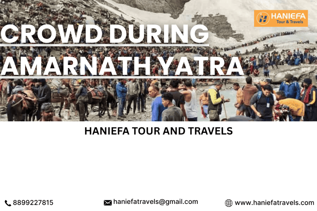 crowd during Amarnath Yatra