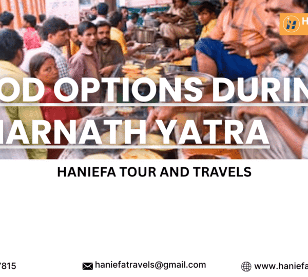 Best food options during Amarnath Yatra with Kashmir tour package Vegetarian food options during Yatra included in Kashmir tour package What meals are included in Kashmir tour packages for Amarnath Yatra Langar and packed food options on Amarnath route with Kashmir tour package Safe and hygienic food during Amarnath Yatra in Kashmir tour package Kashmir tour package with meal plan for Amarnath pilgrims Food arrangements in Kashmir tour package during Amarnath Yatra Travel and food facilities covered in Kashmir tour packages Kashmir tour package including food, accommodation and trek support Stay and food during Amarnath Yatra with Kashmir tour package