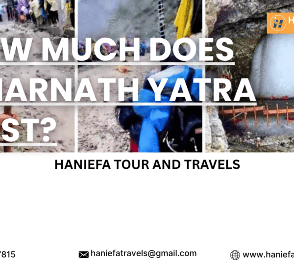 How much does Amarnath Yatra cost