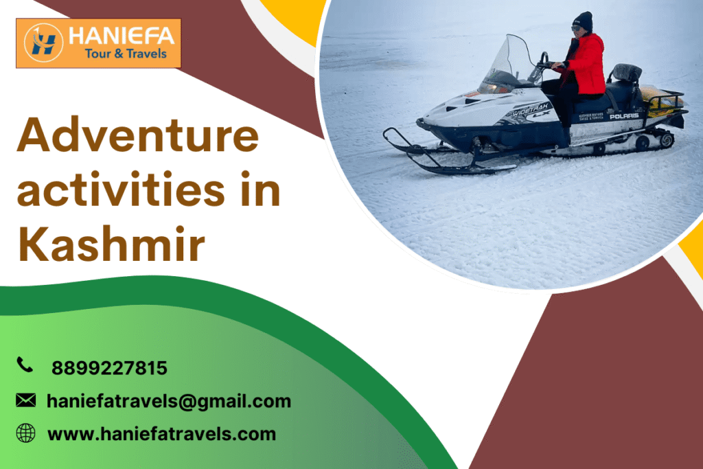 adventure activities in Kashmir