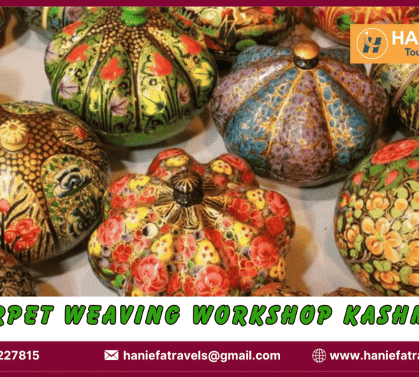 Carpet weaving workshop Kashmir