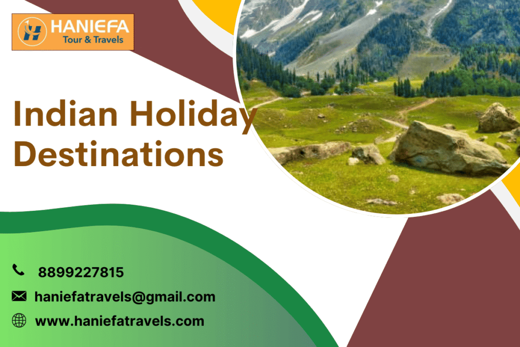 Indian holiday destinations