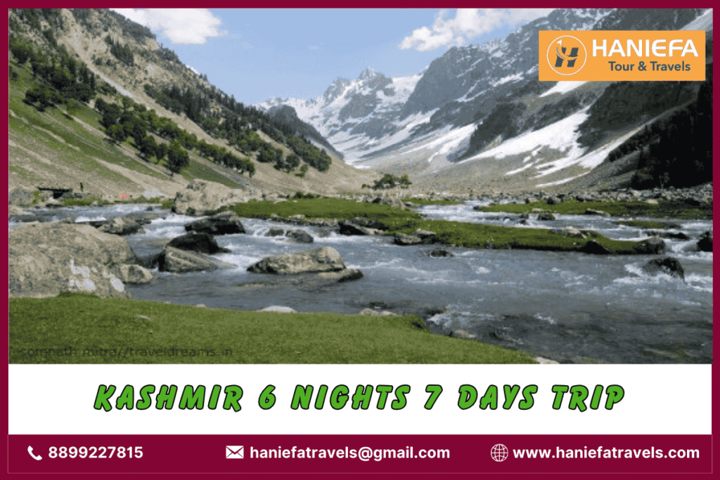 Kashmir 6 nights and 7 days package