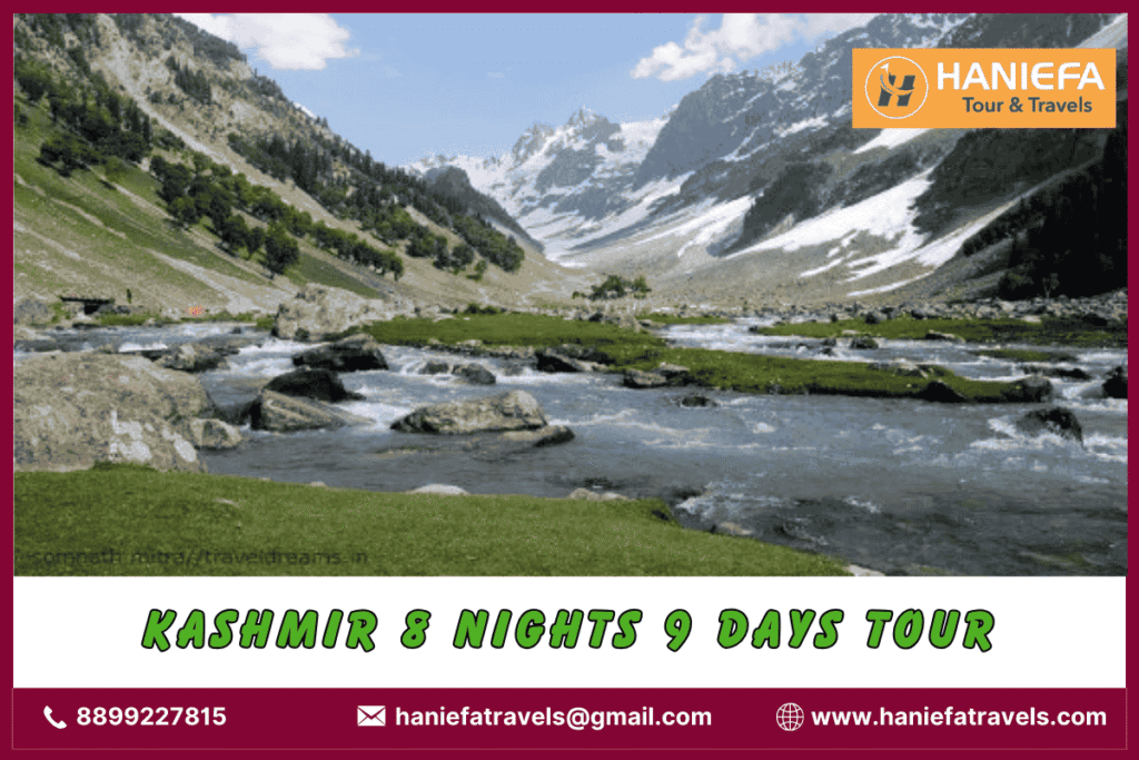 Kashmir 8 nights and 9 days tour