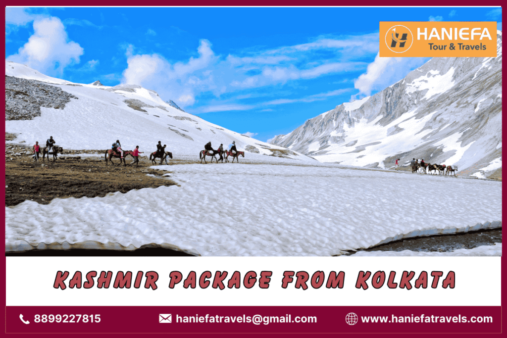 Kashmir package from Kolkata