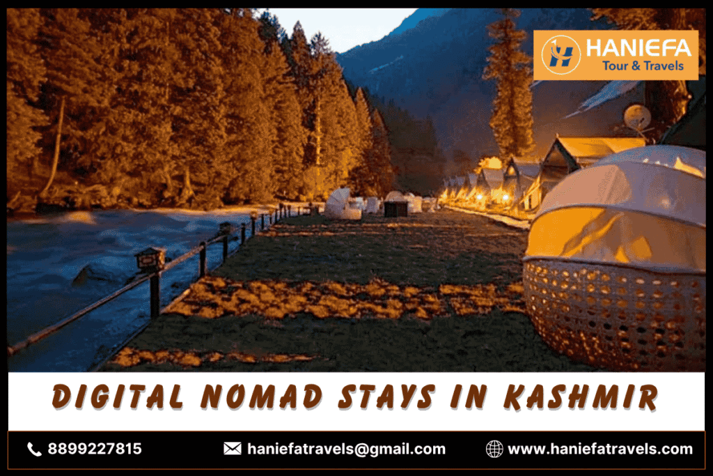digital nomad stays in Kashmir